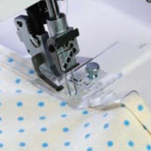 wrapped edge guide serger